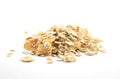 Pile of instant oatmeal Royalty Free Stock Photo