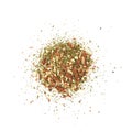 Pile of italian spices isolated Royalty Free Stock Photo