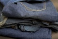 Pile of Jeans Royalty Free Stock Photo