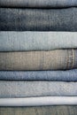 A pile of jeans Royalty Free Stock Photo