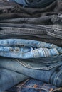 Pile of jeans