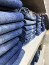 pile of jeans Royalty Free Stock Photo