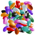 Pile of jelly beans
