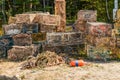 A Pile of Lobster Traps Royalty Free Stock Photo