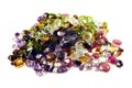 Pile of loose gemstones Royalty Free Stock Photo