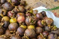 Pile of mangosteen