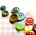 Pile of many buttons Royalty Free Stock Photo