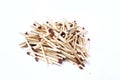 A pile of matches Royalty Free Stock Photo