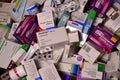 Packaging of many kinds of medicines