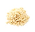 Pile of minced garlic isolated Royalty Free Stock Photo
