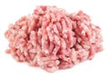 Pile of minced meat isolated Royalty Free Stock Photo