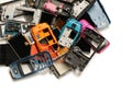 Pile of mobile phone scrap