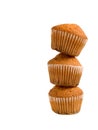 Pile of muffins Royalty Free Stock Photo