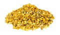 Pile of natural bee pollen isolated on white Royalty Free Stock Photo