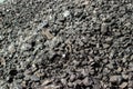 Pile of natural black hard coal for texture background. Grade anthracite coals often referred to as stone coal Royalty Free Stock Photo