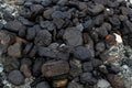 Pile of natural coal Royalty Free Stock Photo