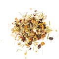 Herbal tea mix contains lemon grass Royalty Free Stock Photo