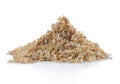 Pile of natural sawdust Royalty Free Stock Photo