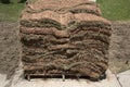 Pile of new lawn sod Royalty Free Stock Photo