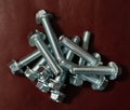 Silver bolts Royalty Free Stock Photo