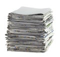 Pile of newspapers
