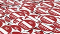 Pile of No Entry Traffic Signs Royalty Free Stock Photo