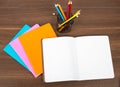 Pile of notebooks Royalty Free Stock Photo