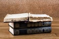 Pile of old books Royalty Free Stock Photo
