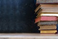 Pile of old books Royalty Free Stock Photo