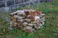Pile of old bricks Royalty Free Stock Photo
