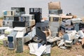 Pile of old computers