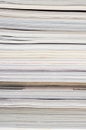 Pile of old magazines Royalty Free Stock Photo