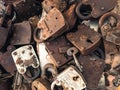 Antique locks & keys for sale Royalty Free Stock Photo