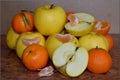 A pile of oranges Royalty Free Stock Photo