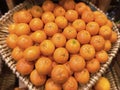 Pile of Oranges Neatly Arranged Royalty Free Stock Photo