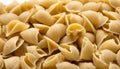 A pile of pasta shells Royalty Free Stock Photo