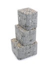 Pile of pavement blocks