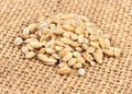 Pile pearl barley Royalty Free Stock Photo