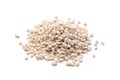 Pile of pearl barley isolated Royalty Free Stock Photo