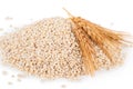 Pile of pearl barley Royalty Free Stock Photo