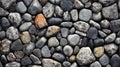 Pile of pebble stones as a background texture pattern Royalty Free Stock Photo