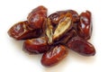 A pile of pitted dried dates