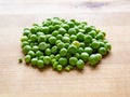 Pile of podded peas Royalty Free Stock Photo