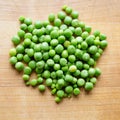 Pile of podded peas Royalty Free Stock Photo