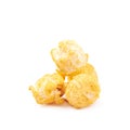 Pile of popcorn flakes isolated Royalty Free Stock Photo