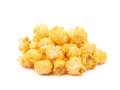 Pile of popcorn flakes isolated Royalty Free Stock Photo