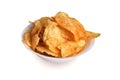 Pile potato chips