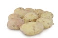 Pile of potatoes isolated on white background Royalty Free Stock Photo