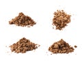 Pile of praline crumbles Royalty Free Stock Photo