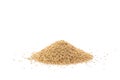 Pile of quinoa seeds isolated on a white background Royalty Free Stock Photo